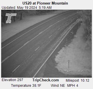Traffic Cam US 20 at Pioneer Mountain